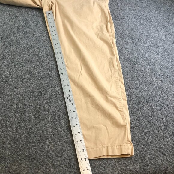 Pact Pants Womens Large Tan Button Casual Stretch Pull On Organic Cotton - Picture 8 of 12